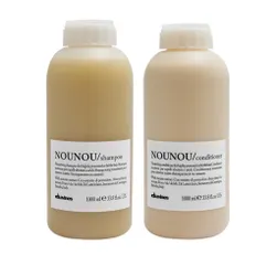 Bộ Gội Xả Davines Nounou 250ml - Hỗ Trợ Phục Hồi Tóc Khô Hư Tổn, Dưỡng Ẩm Mềm Mượt, Chăm Sóc Tóc Cao Cấp Từ Ý