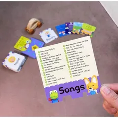 Bộ Thẻ Phát Nhạc Học Tiếng Anh Pororo Cho Bé - 30 Thẻ Nhạc và Từ Vựng, Đồ Chơi Giáo Dục, Phát Triển Ngôn Ngữ Ở Trẻ Em