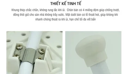Cầu Là Thấp Ủi Quần Áo Lock&Lock P-1115 - Bàn Là Hơi Nước Tiện Dụng, Thiết Kế Nhỏ Gọn và Chống Trơn Trượt