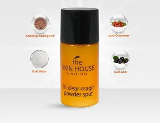 Chấm Mụn The Skin House Dr. Clear Magic Powder Spot 7ml - Sản Phẩm Chăm Sóc Da Mụn, Giảm Viêm, Làm Khô Mụn Hiệu Quả