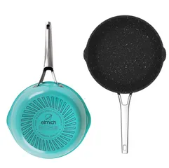 Chảo Inox Elmich Hera EL-8105 chống dính 20cm - Thiết kế hiện đại, lòng sâu, dùng cho mọi loại bếp, sang trọng và chống xước tối ưu
