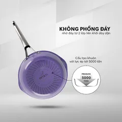 Chảo Inox Elmich Hera EL-8188 Chống Dính 28cm - Thiết Kế Sang Trọng, Bắt Nhiệt Tốt Dùng Với Tất Cả Các Loại Bếp