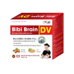 Cốm Hỗ Trợ Bổ Não Bibi Brain DV Dược Vương - Tăng Cường Trí Nhớ, Tập Trung Cho Trẻ Từ 6 Tháng, 20 Gói