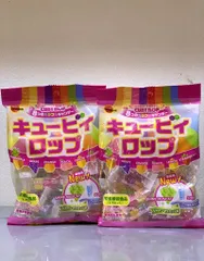 Combo 2 Gói Kẹo Trái Cây Bourbon Cuby Rop - Hương Vị Ngọt Ngào Đặc Trưng, Bánh Kẹo Thích Hợp Cho Mọi Lứa Tuổi