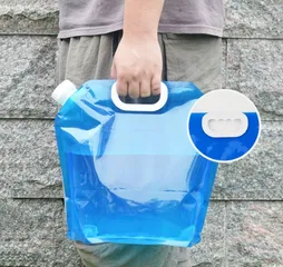 Combo 2 Túi Đựng Nước Siêu Nhẹ 10L - Tiện Dụng Cho Cắm Trại, Du Lịch Ngoài Trời Chất Liệu Nhựa Trong Suốt, Bền Dẻo