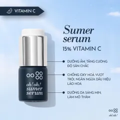 Combo 3 Chai Tinh Chất Oh!Oh! Sumer Serum - Hỗ Trợ Làm Sáng Da, Cung Cấp Ẩm, Chống Oxy Hóa Cho Mọi Loại Da