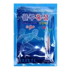 Combo 4 Túi Cao Dán Hồng Sâm Korean Glu Red Ginseng - Giảm Đau Nhức Xương Khớp, Hỗ Trợ Vận Động, Dành Cho Người Lớn Và Trẻ Em Từ 12 Tuổi