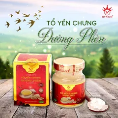 Combo 6 Hũ Tổ Yến Chưng Đường Phèn HVNEST - Bổ Sung Sức Khỏe, Hỗ Trợ Tiêu Hóa, 70ml mỗi hũ, Không Chất Bảo Quản