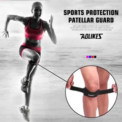 Đai Hỗ Trợ Bảo Vệ Đầu Gối Aolikes AL 7919 - Thiết Bị Tập Gym Chất Lượng Cao, Siêu Thoáng Khí, Đệm Silicone êm ái