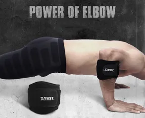 Đai Hỗ Trợ Bảo Vệ Khuỷu Tay Aolikes AL7947 - Phụ Kiện Tập Gym Chống Sốc, Khóa Tự Điều Chỉnh, Thiết Kế Thoải Mái