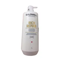 Dầu Hấp Tóc Goldwell Dualsenses Rich Repair 1000ml - Phục Hồi Tóc Khô Xơ, Giúp Tóc Mượt Mà, Bóng Ả, Dưỡng Ẩm Tốt