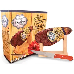 Đùi Heo Muối Mini Jamon Curado Espana - Hương Vị Thơm Ngon Đậm Đà, Món Ăn Truyền Thống Tây Ban Nha 1kg Hộp Sang Trọng