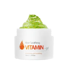 Gel Dưỡng Da Lô Hội The Skin House Aloe Soothing Vitamin Gel 50ml - Giúp Làm Dịu Da, Dưỡng Ẩm Sáng Khỏe, Phù Hợp Mọi Loại Da