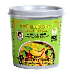 Gia vị cà ri xanh Maepranom Green Curry Paste 380g - Gia vị Thái Lan chuẩn vị cho món cà ri hấp dẫn tại nhà