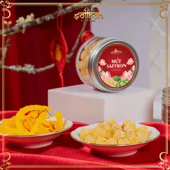 Hộp Quà Tết Mộc Hương Sơn QT1.06 - Mứt Thượng Hạng Mix Saffron Độc Quyền - Quà Tặng Ý Nghĩa Cho Ngày Tết