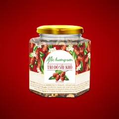 Hộp Quà Tết Saffron - Táo Đỏ Sấy Khô & Mứt Gừng Cao Cấp - Món Quà Sức Khỏe Ý Nghĩa Cho Ngày Tết