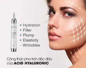 Huyết Thanh Giữ Ẩm Da Bruno Vassari HA50X - Serum Hyaluronic Acid Đa Phân Tử, Cấp Ẩm Và Tái Tạo Độ Đàn Hồi Da 15ml