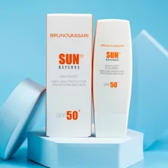Kem Chống Nắng Bruno Vassari Sun Defense Pocket Fluid SPF50 - Chống Tia UV, Dưỡng Da Nhẹ Mượt, Không Bóng Nhờn - 50ml