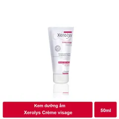 Kem Dưỡng Ẩm Da Khô Lysaskin Xerolys Crème Visage 50ml - Giúp Cấp Ẩm và Tái Tạo Da, Phù Hợp Cho Da Rát Khô và Vấn Đề Da 3 Tuổi Trở Lên