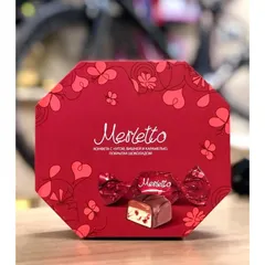Kẹo Socola Vị Anh Đào Merletto Nga - Hương Vị Độc Đáo Caramel Sang Trọng, Quà Tết Ý Nghĩa 150g