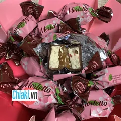Kẹo Socola Vị Anh Đào Merletto Nga - Hương Vị Độc Đáo Caramel Sang Trọng, Quà Tết Ý Nghĩa 150g