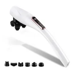 Máy Massage Cầm Tay Jiashi MMS01 Đa Năng 6 Đầu Thay Thế - Thiết Kế Ergonomic, Chất Liệu Cao Cấp, Hiệu Suất Mạnh Mẽ cho Tắm Nềm Thoải Mái