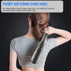 Máy Massage Cầm Tay Jiashi MMS01 Đa Năng 6 Đầu Thay Thế - Thiết Kế Ergonomic, Chất Liệu Cao Cấp, Hiệu Suất Mạnh Mẽ cho Tắm Nềm Thoải Mái