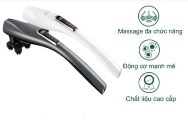 Máy Massage Cầm Tay Jiashi MMS01 Đa Năng 6 Đầu Thay Thế - Thiết Kế Ergonomic, Chất Liệu Cao Cấp, Hiệu Suất Mạnh Mẽ cho Tắm Nềm Thoải Mái