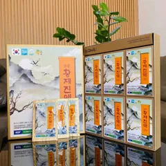 Nước chiết xuất hồng sâm núi đông trùng hoàng đế KGF - Thức uống bổ dưỡng tăng cường sức khỏe, hỗ trợ miễn dịch và tinh thần, 30 gói x 50ml