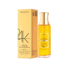 Nước Hoa Hồng Beauskin Luxury 24K Placenta Gold 130ml - Dưỡng Ẩm, Se Khít Lỗ Chân Lông, Làm Trắng Da Hàn Quốc
