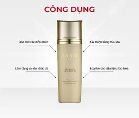 Nước Hoa Hồng IASO Progressive Age Care Toner 180ml - Hỗ Trợ Trẻ Hóa Da, Dưỡng Ẩm, Làm Mờ Nếp Nhăn, Phù Hợp Với Mọi Loại Da