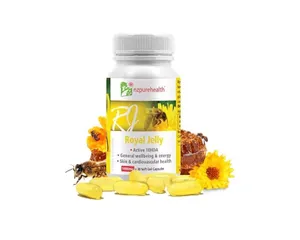 Sữa Ong Chúa Royal Jelly NZPureHealth Newzealand - Bổ sung HDA Tăng Cường Sức Đề Kháng, Làm Đẹp Da, 30 Viên