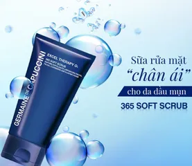 Sữa Rửa Mặt Germaine De Capuccini Excel Therapy O2 365 Soft Scrub 150ml - Tẩy Tế Bào Chết, Làm Sạch Sâu Cho Da Dầu, Hỗ Trợ Sáng Mịn Da