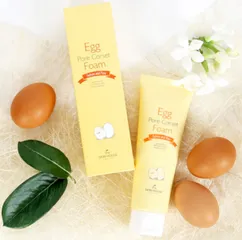 Sữa Rửa Mặt The Skin House Egg Pore Corset Foam 120ml - Làm Sạch Se Khít Lỗ Chân Lông Cho Mọi Loại Da