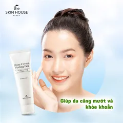 Tẩy Da Chết The Skin House Shiny Crystal Peeling Gel 120ml - Gel Tẩy Tế Bào Chết Dưỡng Da Sáng Mịn, Hỗ Trợ Cải Thiện Tình Trạng Mụn