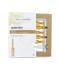 Tinh Chất Dưỡng Da Bella Aurora Splendor Vitamin C + Hyaluronic Acid - Giải Pháp Chống Lão Hóa, Làm Sáng Da, Mờ Vết Thâm, 5 Ống x 2ml