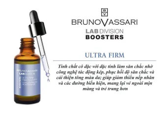 Tinh Chất Hỗ Trợ Săn Chắc Da Bruno Vassari Lab Divion Boosters Ultra Firm - Dưỡng Da Mịn Màng, Giảm Nếp Nhăn, Phục Hồi Độ Săn Chắc 30ml