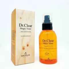 Toner Nước Hoa Hồng The Skin House Dr. Clear Magic 130ml - Hỗ Trợ Ngăn Mụn, Làm Dịu Da, Chăm Sóc Da Dầu Mụn Chất Lượng Cao