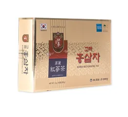 Trà Hồng Sâm Buleebang Hỗ Trợ Năng Lượng – Thức Uống Hàn Quốc 100 Gói Tăng Cường Sức Khỏe & Giảm Stress