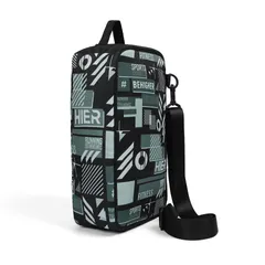 Túi đựng giày Hier Graphic Shoebox - Dụng cụ thể thao tiện lợi với quai đeo và ngăn zip cho đồ cá nhân, chất liệu chống thấm 100% Polyester