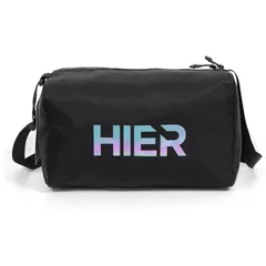 Túi trống thể thao Gym Hier Reflective kháng nước - Vải poly chống thấm cho hoạt động trong và ngoài trời, Logo phản quang sành điệu.