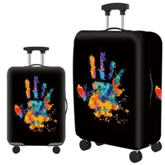 Túi Trùm Vali Let's Travel Chống Nước - Vải Thun Co Giãn Họa Tiết Bàn Tay - Bảo Vệ Chống Trầy Xước và Bụi Bẩn Du Lịch