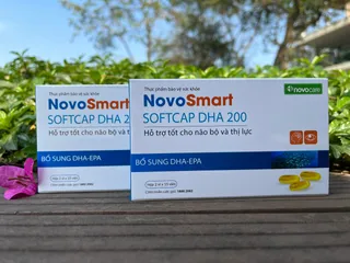 Viên Uống Bổ Não Và Mắt Novosmart Softcap DHA 200 - Hỗ Trợ Trí Nhớ & Thị Lực Cho Người Lớn & Trẻ Em, Dễ Nuốt, An Toàn