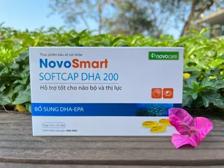 Viên Uống Bổ Não Và Mắt Novosmart Softcap DHA 200 - Hỗ Trợ Trí Nhớ & Thị Lực Cho Người Lớn & Trẻ Em, Dễ Nuốt, An Toàn