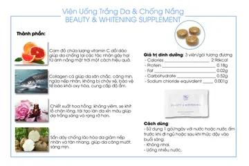 Viên Uống Chống Nắng Trắng Da Shiratori Beauty & Whitening - Chiết Xuất Cam Đỏ, Tăng Cường Vitamin C, Bảo Vệ Da Khỏi Tia UV