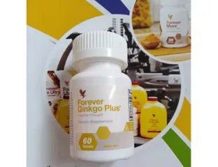 Viên uống Forever Ginkgo Plus 580mg - Hỗ trợ tăng cường trí nhớ, tuần hoàn não và giảm căng thẳng - Sản phẩm thiên nhiên từ Mỹ