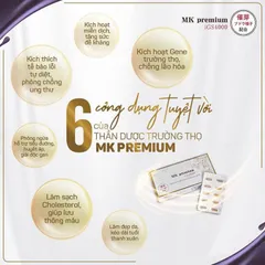 Viên Uống Fucoidan MK Premium iGS4000 - Hỗ Trợ Tăng Đề Kháng, Kích Hoạt Gene Trường Thọ, 30 Viên Dưỡng Sinh Khỏe Mạnh