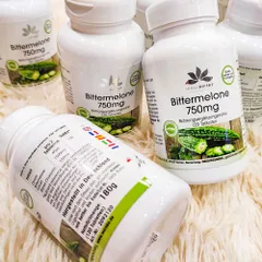 Viên uống giảm cân Warnke Bittermelone 750mg - Hỗ trợ giảm mỡ thừa, kiểm soát đường huyết, Vegan, 120 viên