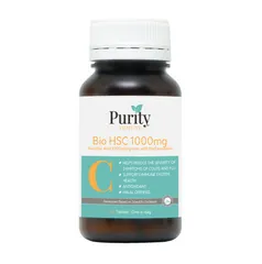 Viên uống hỗ trợ miễn dịch Purity Immune Bio HSC 1000mg - Bổ sung Vitamin C hữu cơ sinh học, tăng cường sức đề kháng và bảo vệ sức khỏe