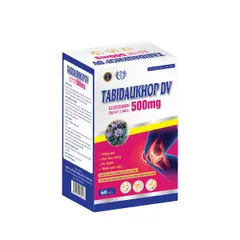 Viên uống hỗ trợ xương khớp Tabidaukhop DV Dược Vương - Bổ sung dưỡng chất, giảm đau nhức và bảo vệ khớp, hộp 60 viên